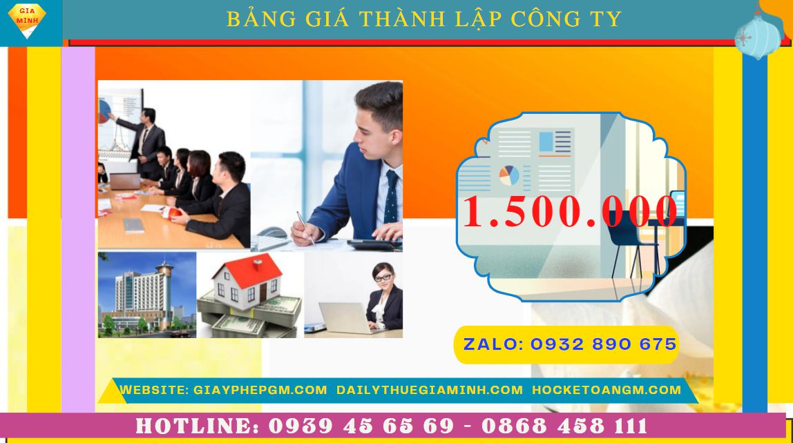 Chi phí thành lập công ty ship hàng tại Hòa Bình