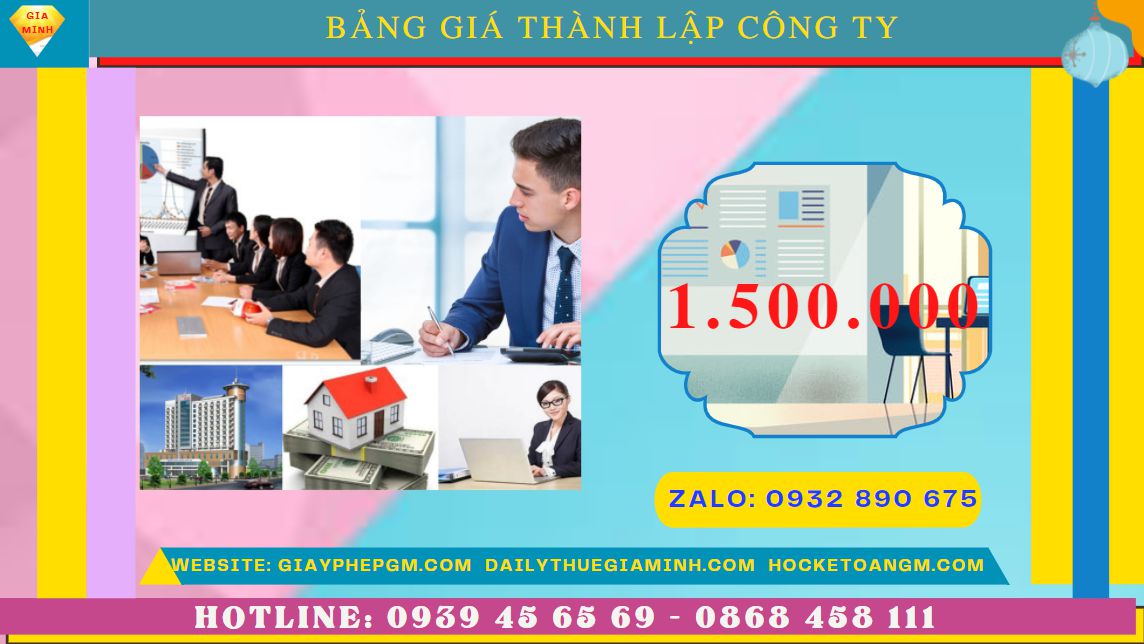 Chi phí thành lập công ty ship hàng tại Long An