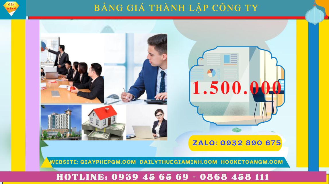 THÀNH LẬP CÔNG TY SHIP HÀNG TẠI THÁI BÌNH 6 Chi phí thành lập công ty ship hàng tại Thái Bình