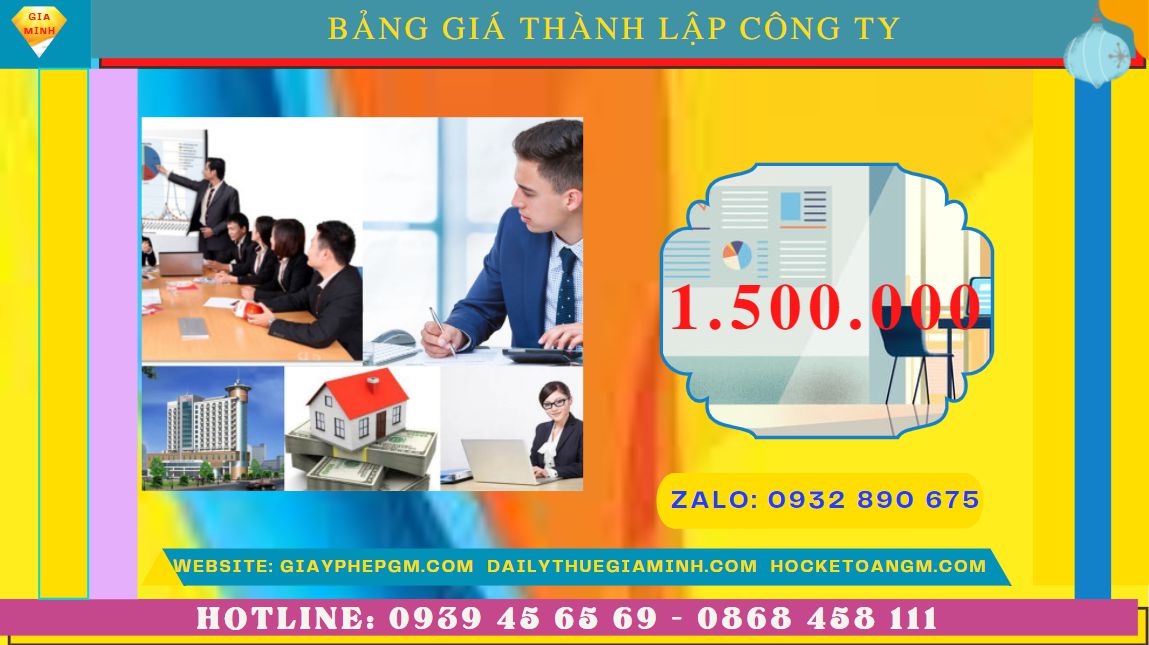 Chi phí thành lập công ty ship hàng tại Thành Phố Hồ Chí Minh