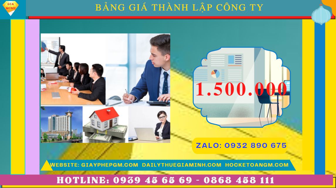 Chi phí thành lập công ty ship hàng tại Ninh Kiều