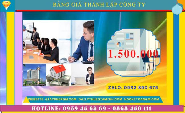 Chi phí thành lập công ty ship hàng tại Thành phố Bắc Giang