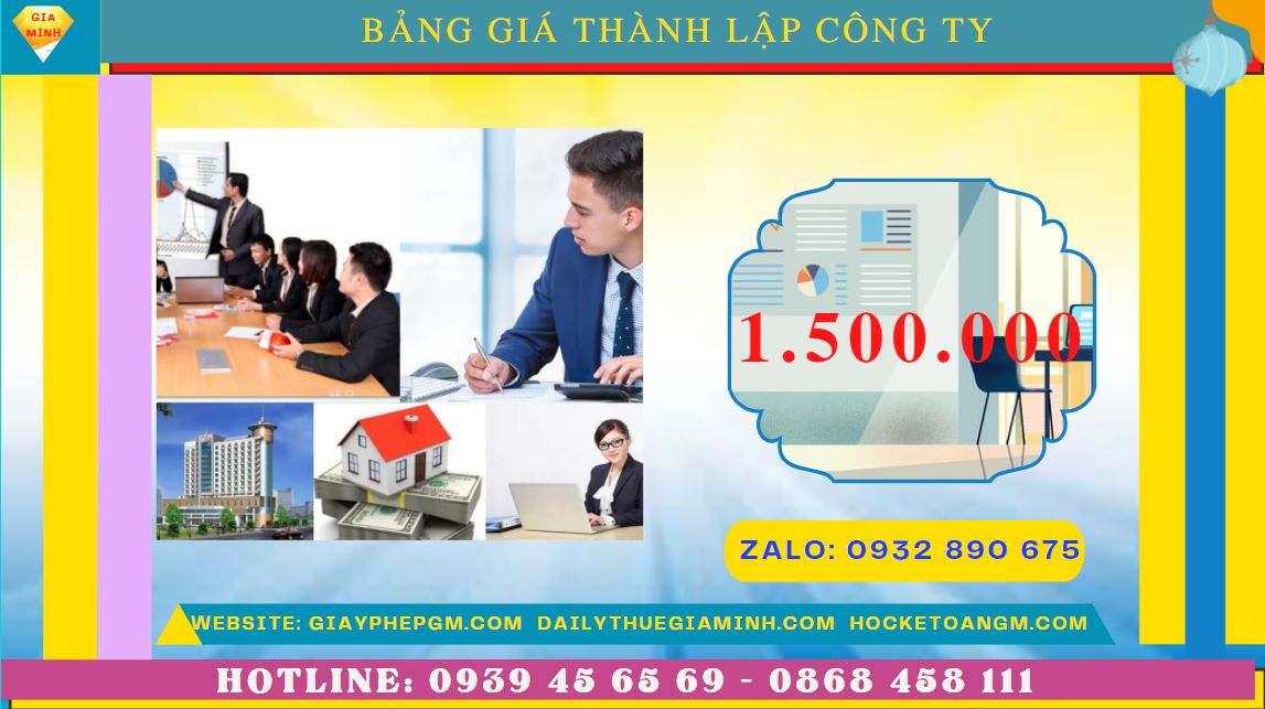 THÀNH LẬP CÔNG TY SHIP HÀNG TẠI TP HỒ CHÍ MINH 4 Chi phí thành lập công ty ship hàng tại TP Hồ Chí Minh