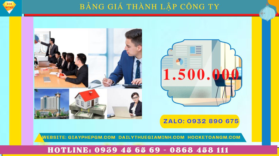Chi phí thành lập công ty ship hàng tại TT Huế
