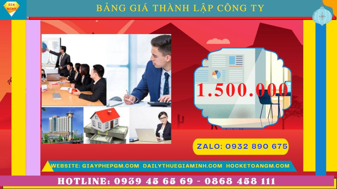 Chi phí thành lập công ty ship hàng tại Vĩnh Long