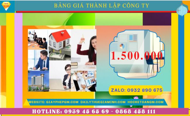 DỊCH VỤ THÀNH LẬP DOANH NGHIỆP A-Z TRỌN GÓI TẠI HẬU GIANG 5 Chi phí thành lập doanh nghiệp nhanh Hậu Giang