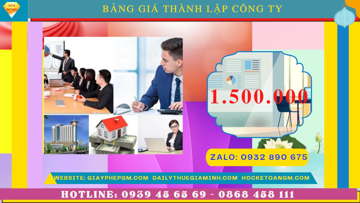 DỊCH VỤ THÀNH LẬP DOANH NGHIỆP A-Z TRỌN GÓI TẠI HUYỆN YÊN MỸ 5 Chi phí thành lập doanh nghiệp nhanh Huyện Yên Mỹ