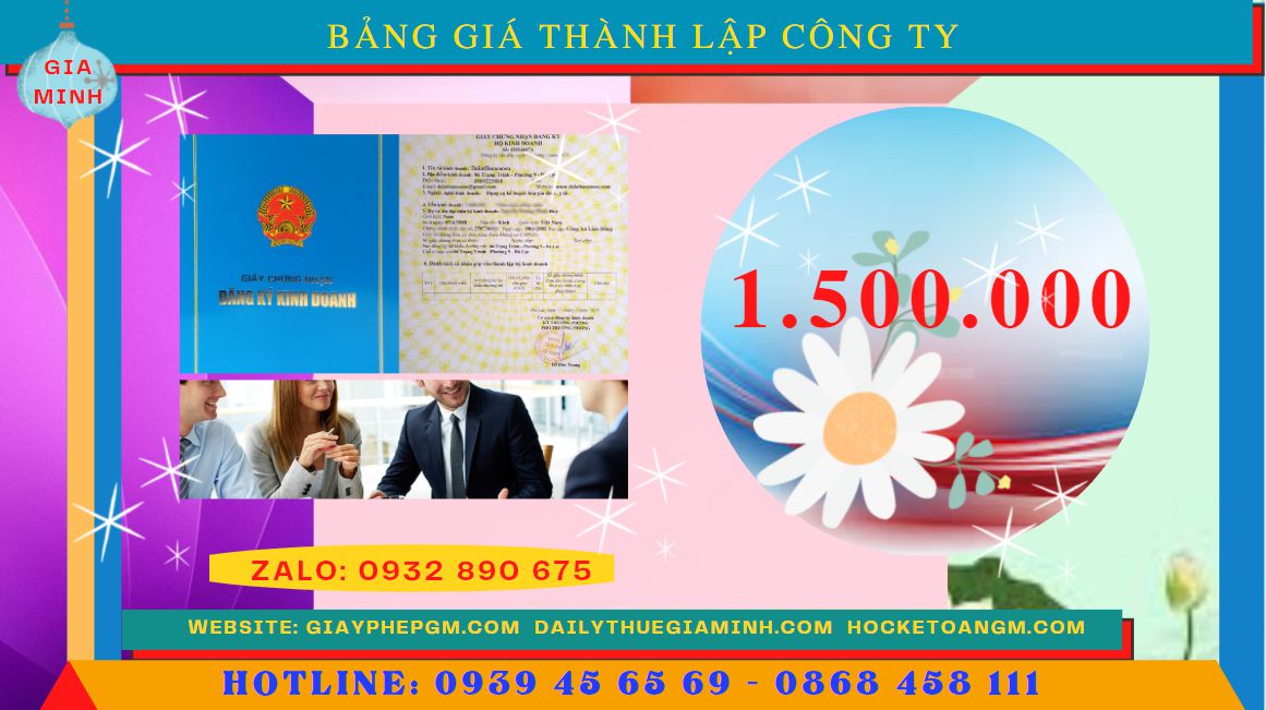 DỊCH VỤ THÀNH LẬP DOANH NGHIỆP A-Z TRỌN GÓI TẠI LÀO CAI 5 Chi phí thành lập doanh nghiệp nhanh Lào Cai