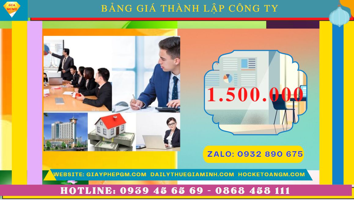 DỊCH VỤ THÀNH LẬP DOANH NGHIỆP A-Z TRỌN GÓI TẠI NAM ĐỊNH 5 Chi phí thành lập doanh nghiệp nhanh Nam Định