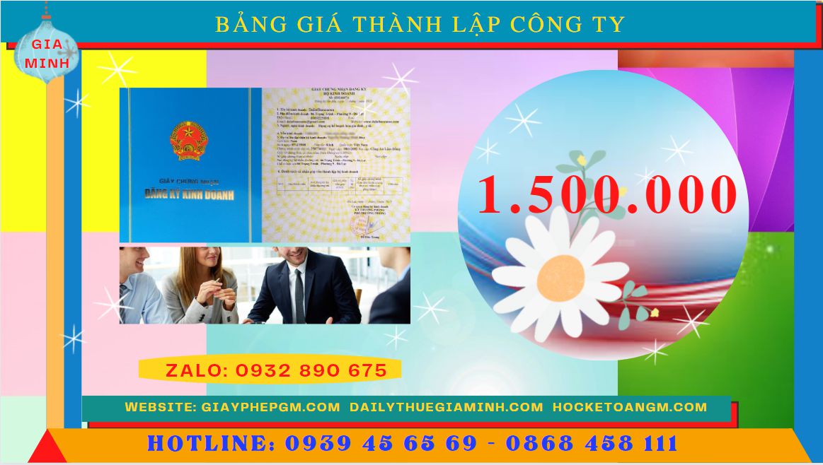 DỊCH VỤ THÀNH LẬP DOANH NGHIỆP A-Z TRỌN GÓI TẠI TUYÊN QUANG 5 Chi phí thành lập doanh nghiệp nhanh Tuyên Quang