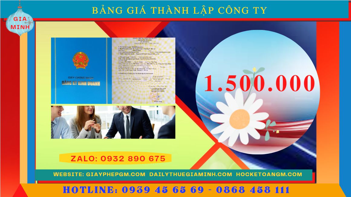 DỊCH VỤ THÀNH LẬP DOANH NGHIỆP A-Z TRỌN GÓI TẠI YÊN BÁI 5 Chi phí thành lập doanh nghiệp nhanh Yên Bái