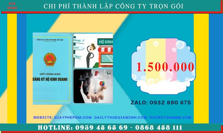 Dịch vụ thành lập doanh nghiệp tại Huyện Thanh Oai 5 Chi phí thành lập doanh nghiệp tại Huyện Thanh Oai - Hà Nội