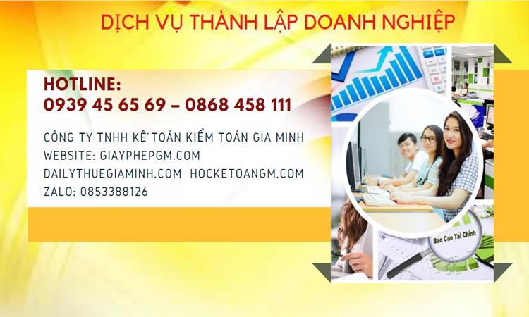 DỊCH VỤ THÀNH LẬP DOANH NGHIỆP TẠI QUẬN 1 TPHCM 2 Chi phí thành lập doanh nghiệp tại Quận 1 - TPHCM