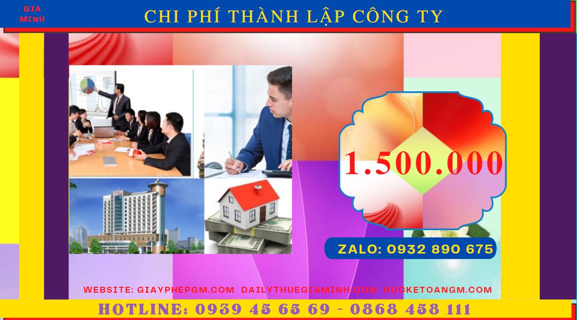DỊCH VỤ THÀNH LẬP DOANH NGHIỆP A-Z TRỌN GÓI TẠI QUẬN 4 5 Chi phí thành lập doanh nghiệp tại Quận 4