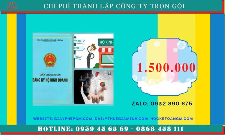 Dịch vụ thành lập doanh nghiệp tại Thành phố Thuận An 5 Chi phí thành lập doanh nghiệp tại Thành phố Thuận An