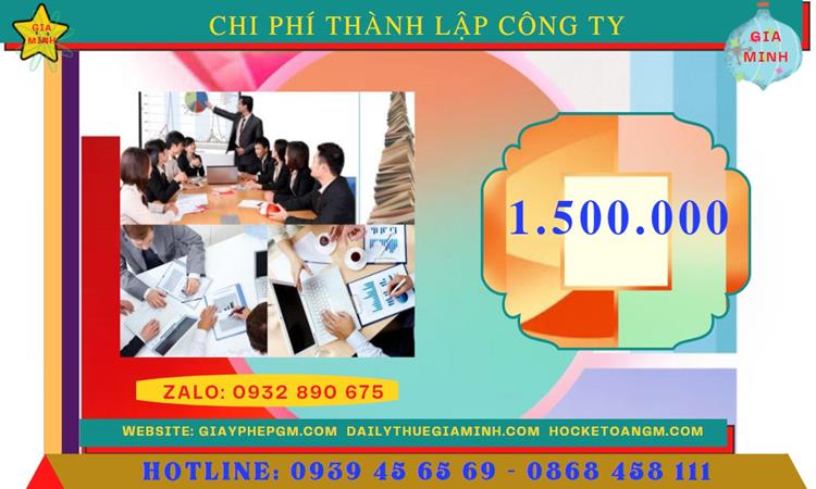 Dịch vụ thành lập doanh nghiệp tại thành phố cẩm phả 5 Chi phí thành lập doanh nghiệp tại Thành phố Cẩm Phả