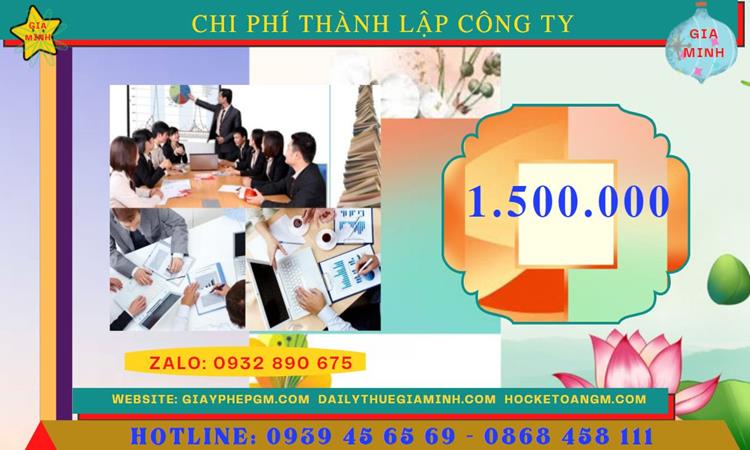 Dịch vụ thành lập doanh nghiệp tại quận kiến an 5 Chi phí thành lập doanh nghiệp tại Quận Kiến An