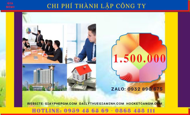 DỊCH VỤ THÀNH LẬP CÔNG TY TRỌN GÓI CHUYÊN NGHIỆP NHẤT BẾN TRE 5 Chi phí thành lập doanh nghiệp uy tín nhất tại Bến Tre