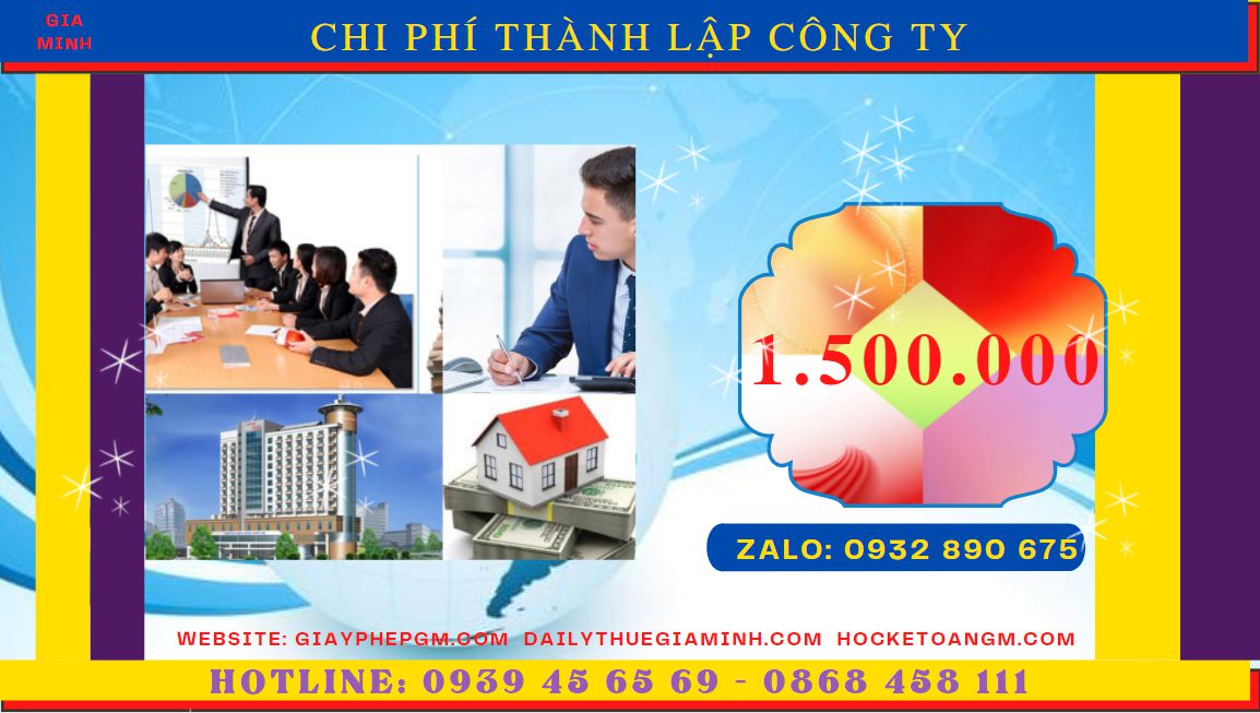 Dịch vụ thành lập công ty trọn gói Bình Dương uy tín 4 Chi phí thành lập doanh nghiệp uy tín nhất tại Bình Dương