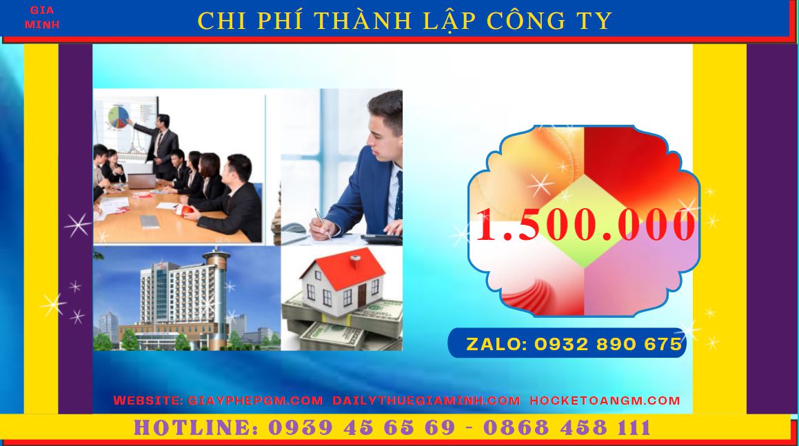 DỊCH VỤ THÀNH LẬP CÔNG TY TRỌN GÓI CHUYÊN NGHIỆP NHẤT BÌNH PHƯỚC 7 Chi phí thành lập doanh nghiệp uy tín nhất tại Bình Phước