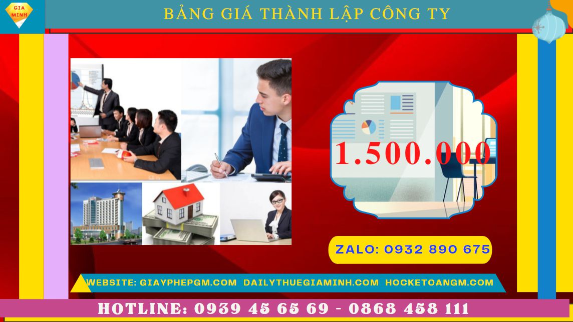 Chi phí thành lập doanh nghiệp uy tín nhất tại Hà Giang