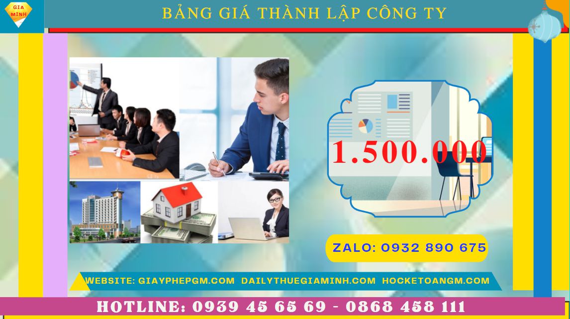 Chi phí thành lập doanh nghiệp uy tín nhất tại Hải Dương