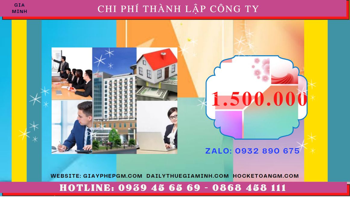 DỊCH VỤ THÀNH LẬP CÔNG TY TRỌN GÓI CHUYÊN NGHIỆP NHẤT HUYỆN BA VÌ 5 Chi phí thành lập doanh nghiệp uy tín nhất tại Huyện Ba Vì