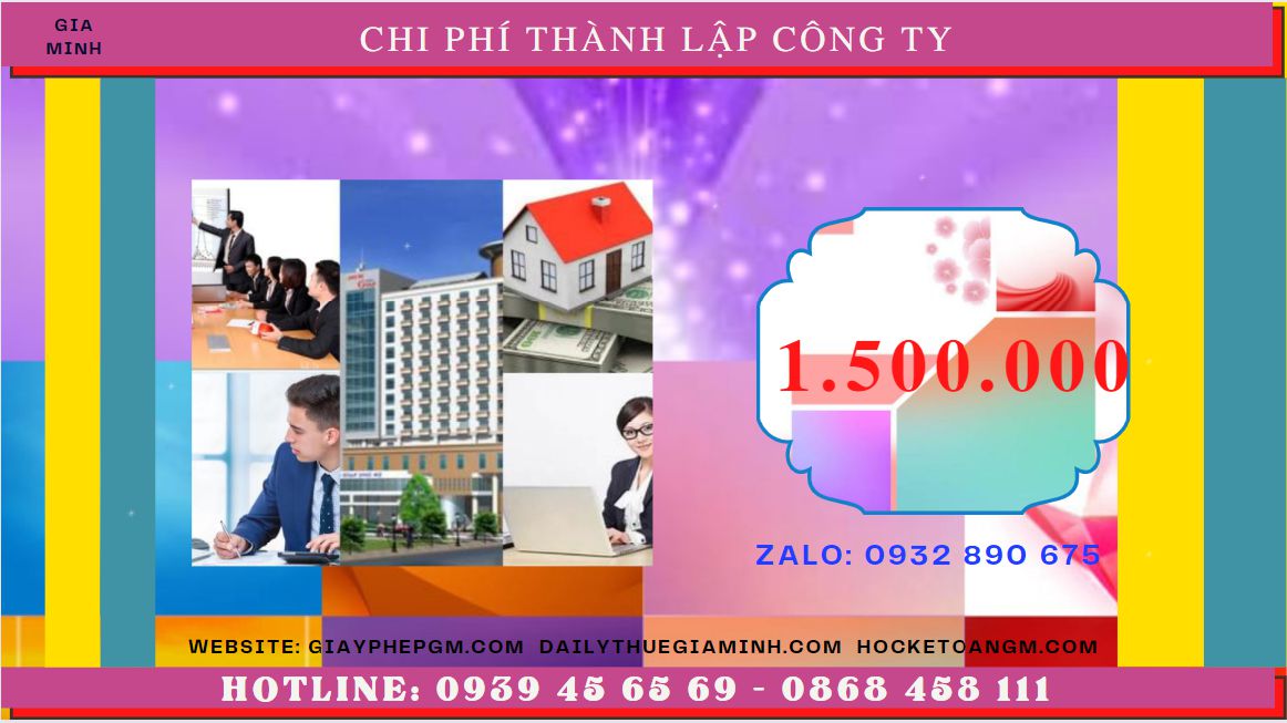 Chi phí thành lập doanh nghiệp uy tín nhất tại Huyện Gia Lâm