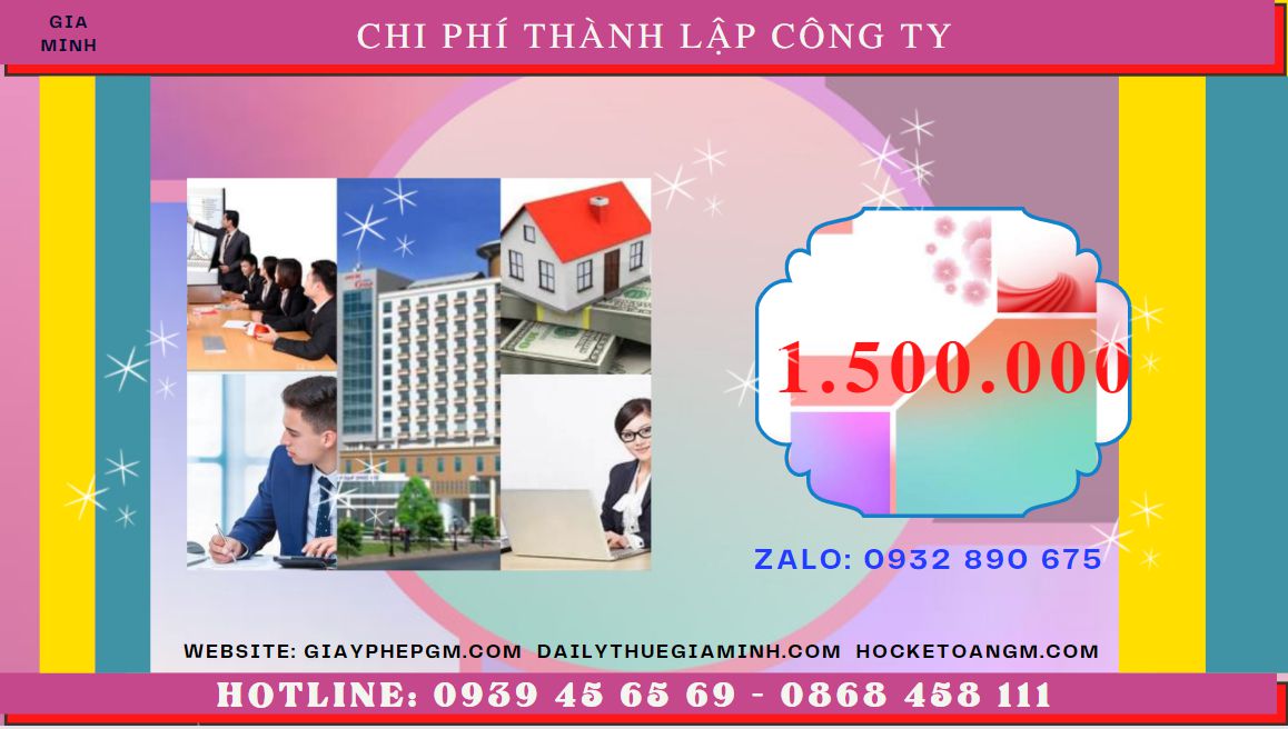 Chi phí thành lập doanh nghiệp uy tín nhất tại Huyện Hoài Đức