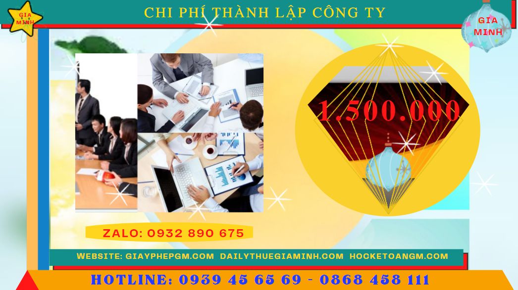 Chi phí thành lập doanh nghiệp uy tín nhất tại Huyện Hóc Môn