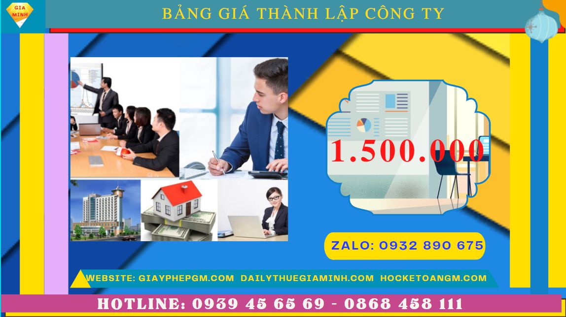 Chi phí thành lập doanh nghiệp uy tín nhất tại Huyện Kim Động