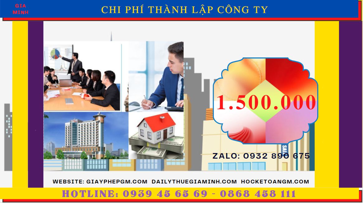 Dịch Vụ Thành Lập Công Ty Trọn Gói Chuyên Nghiệp Nhất Huyện Phong Điền - Tư Vấn, Hỗ Trợ Mọi Thủ Tục 5 Chi phí thành lập doanh nghiệp uy tín nhất tại Huyện Phong Điền