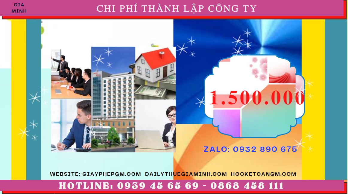 DỊCH VỤ THÀNH LẬP CÔNG TY TRỌN GÓI CHUYÊN NGHIỆP NHẤT HUYỆN SÓC SƠN 5 Chi phí thành lập doanh nghiệp uy tín nhất tại Huyện Sóc Sơn