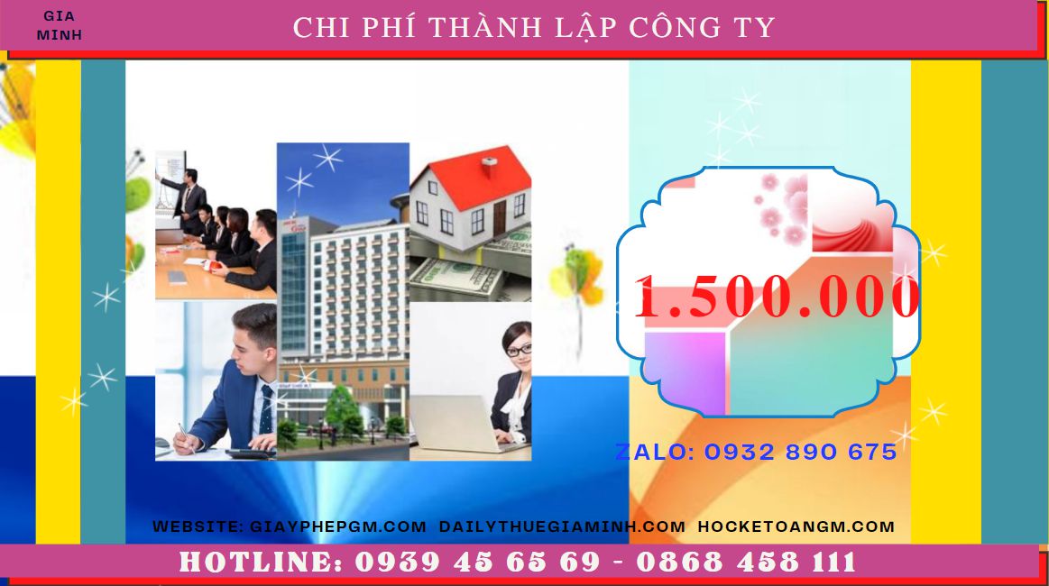 Chi phí thành lập doanh nghiệp uy tín nhất tại Huyện Thanh Oai