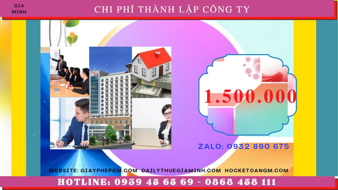 Chi phí thành lập doanh nghiệp uy tín nhất tại Huyện Thường Tín
