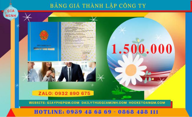 DỊCH VỤ THÀNH LẬP CÔNG TY TRỌN GÓI CHUYÊN NGHIỆP NHẤT KON TUM 4 Chi phí thành lập doanh nghiệp uy tín nhất tại Kon Tum