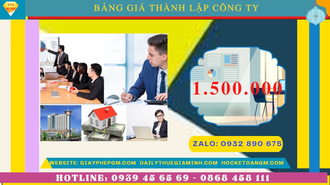 Chi phí thành lập doanh nghiệp uy tín nhất tại Nam Định