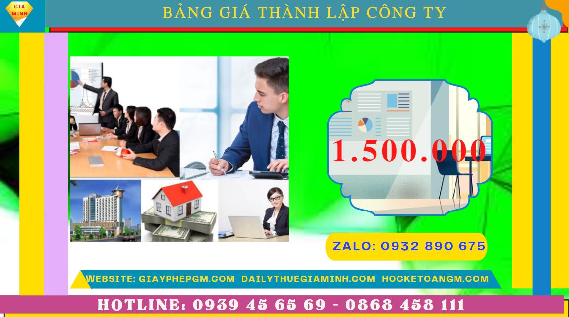 DỊCH VỤ THÀNH LẬP CÔNG TY TRỌN GÓI CHUYÊN NGHIỆP NHẤT NHA TRANG 5 Chi phí thành lập doanh nghiệp uy tín nhất tại Nha Trang