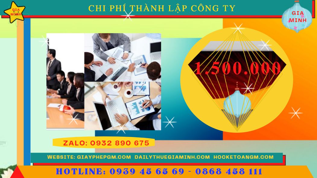 DỊCH VỤ THÀNH LẬP CÔNG TY TRỌN GÓI CHUYÊN NGHIỆP NHẤT QUẬN 1 5 Chi phí thành lập doanh nghiệp uy tín nhất tại Quận 1