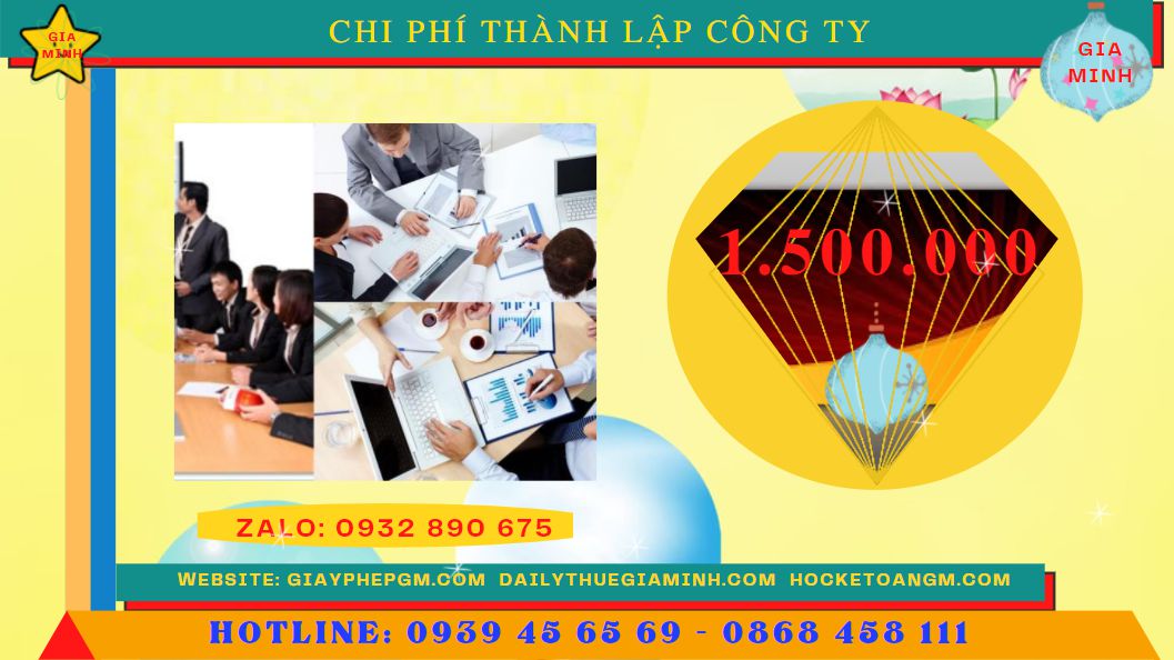 DỊCH VỤ THÀNH LẬP CÔNG TY TRỌN GÓI CHUYÊN NGHIỆP NHẤT QUẬN 3 5 Chi phí thành lập doanh nghiệp uy tín nhất tại Quận 3