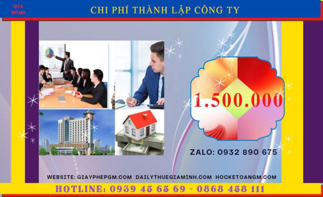 DỊCH VỤ THÀNH LẬP CÔNG TY TRỌN GÓI CHUYÊN NGHIỆP NHẤT QUẬN HAI BÀ TRƯNG 5 Chi phí thành lập doanh nghiệp uy tín nhất tại Quận Hai Bà Trưng