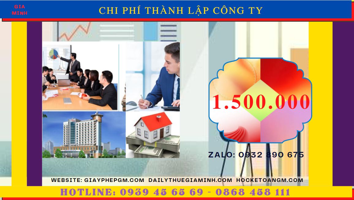 Chi phí thành lập doanh nghiệp uy tín nhất tại Quận Tây Hồ