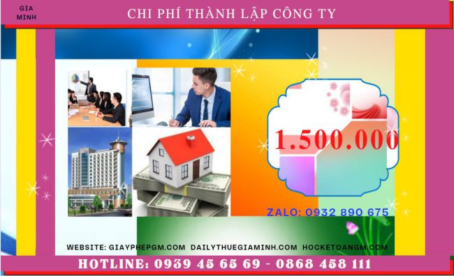 Dịch vụ thành lập công ty trọn gói chuyên nghiệp nhất thành phố Hà Nội 5 Chi phí thành lập doanh nghiệp uy tín nhất tại Thành Phố Hà Nội