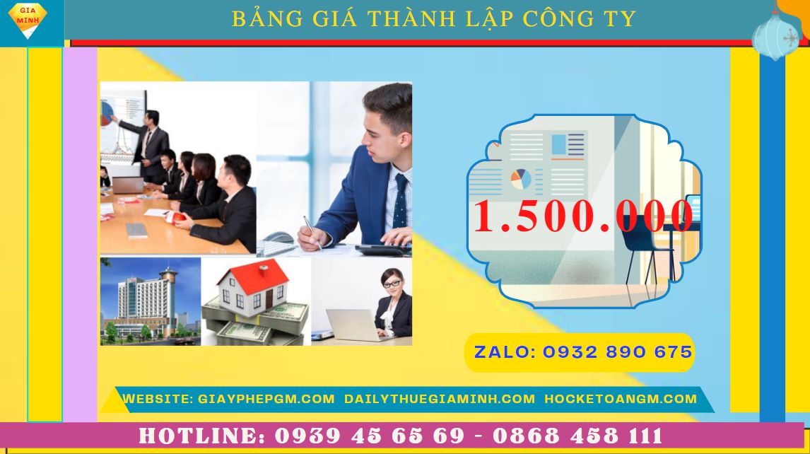 Dịch vụ thành lập công ty trọn gói chuyên nghiệp nhất thành phố Phủ Lý 5 Chi phí thành lập doanh nghiệp uy tín nhất tại Thành Phố Phủ Lý