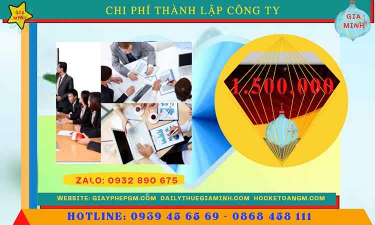 Chi phí thành lập doanh nghiệp uy tín tại Điện Biên