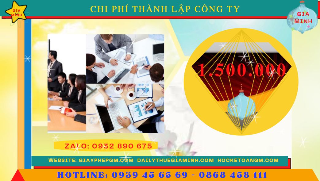 Dịch vụ thành lập công ty trọn gói chuyên nghiệp nhất huyện cần giờ 5 Chi phí thành lập doanh nghiệp uy tín tại Huyện Cần Giờ