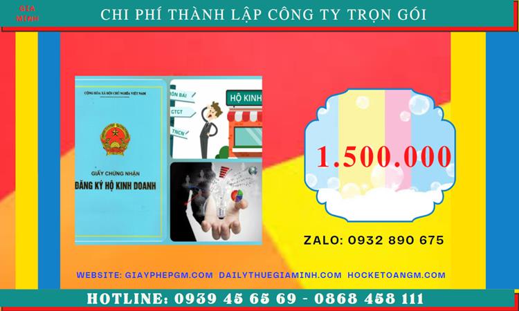 Chi phí thành lập doanh nghiệp uy tín tại Huyện Gia Lâm