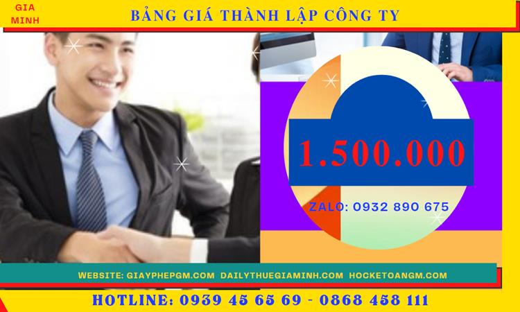 DỊCH VỤ ĐĂNG KÝ THÀNH LẬP CÔNG TY TRỌN GÓI TẠI HUYỆN KIM BẢNG 5 Chi phí thành lập doanh nghiệp uy tín tại Huyện Kim Bảng