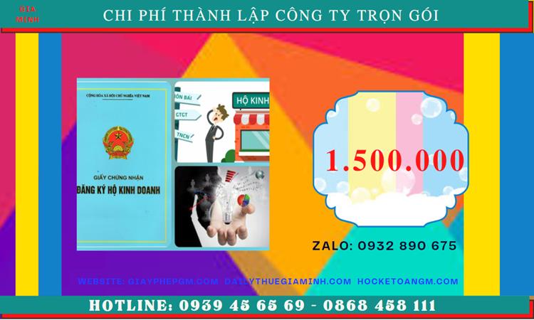 Chi phí thành lập doanh nghiệp uy tín tại Huyện Phúc Thọ