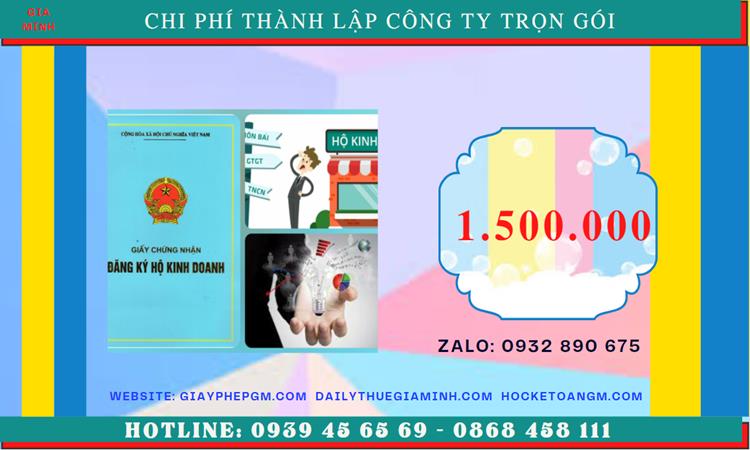 Chi phí thành lập doanh nghiệp uy tín tại Huyện Quốc Oai